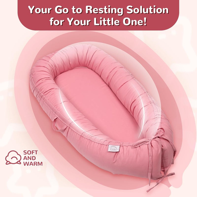EAQ Baby Lounger, Infant Lounger for Newborn,Portable Baby Nest Cover Breathable & Soft, Newborn Essentials - Image 5